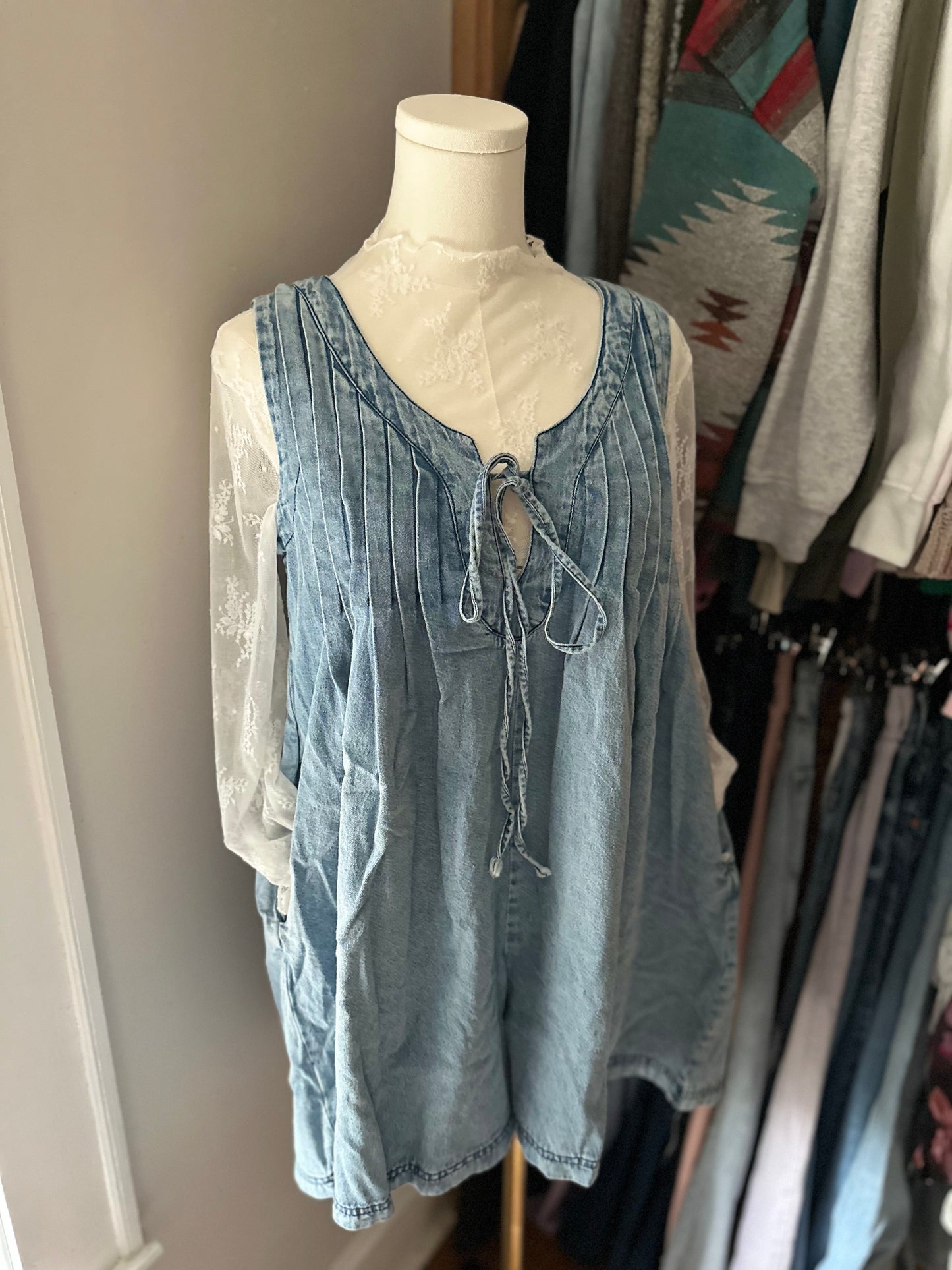 Denim Babe Romper