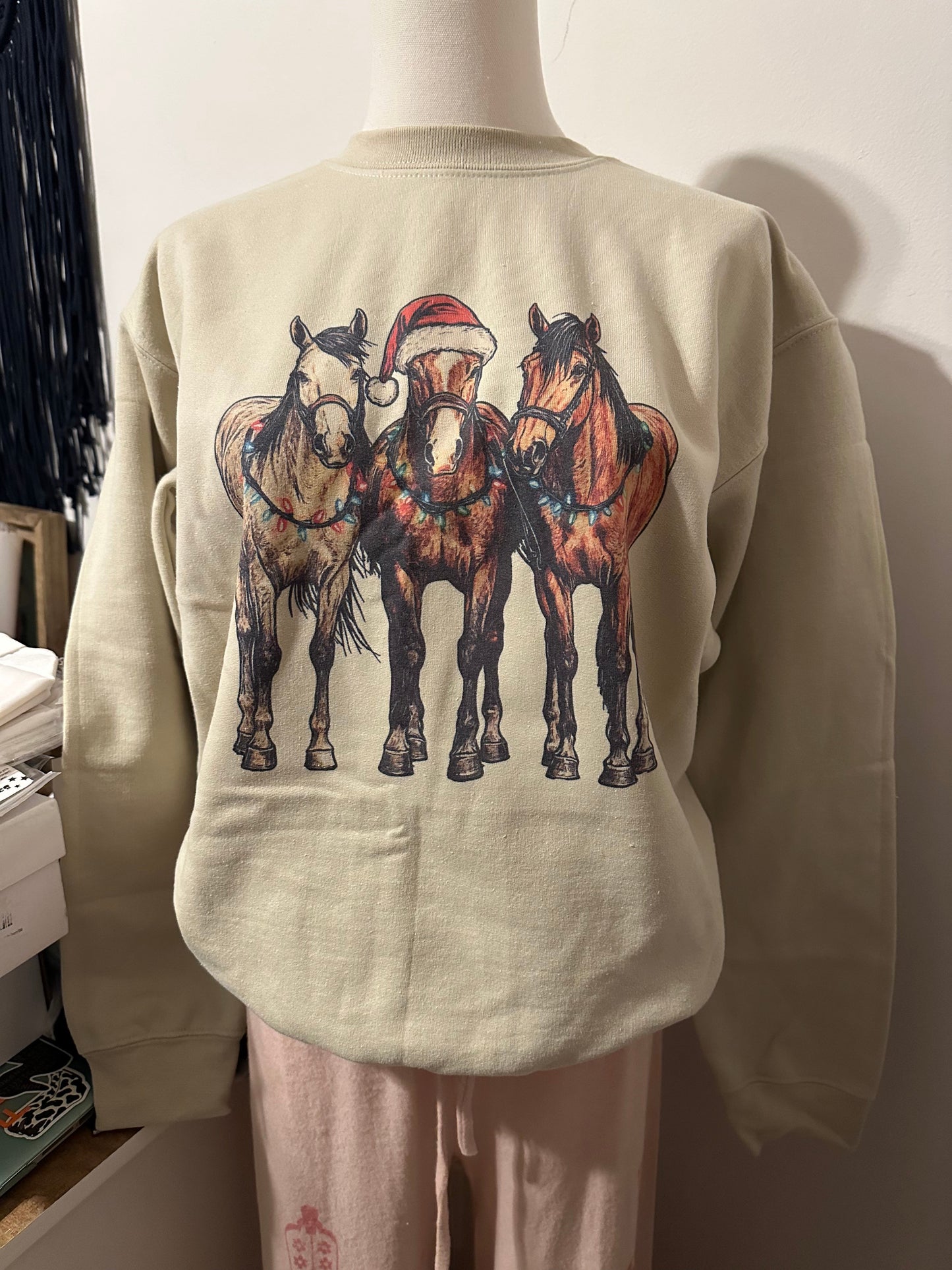 Santa’s Horses Crewneck